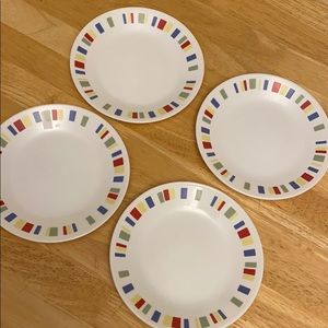 4 Corelle Memphis 6.75 Bread Plates